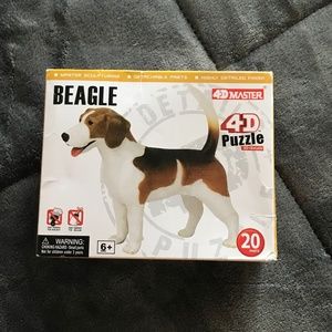 NWOT Beagle 4D Master Puzzle Dog